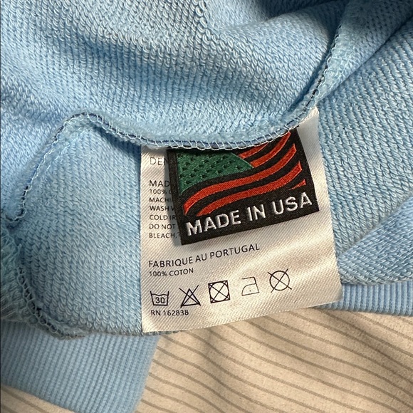 Denim Tears Blue Camo Cotton Wreath All-Over Print Hoodie Size M - Picture 6 of 6